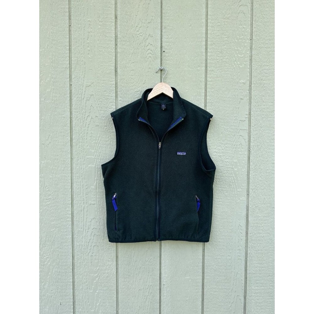 Vintage USA 90s Patagonia Forest Green Fleece Vest